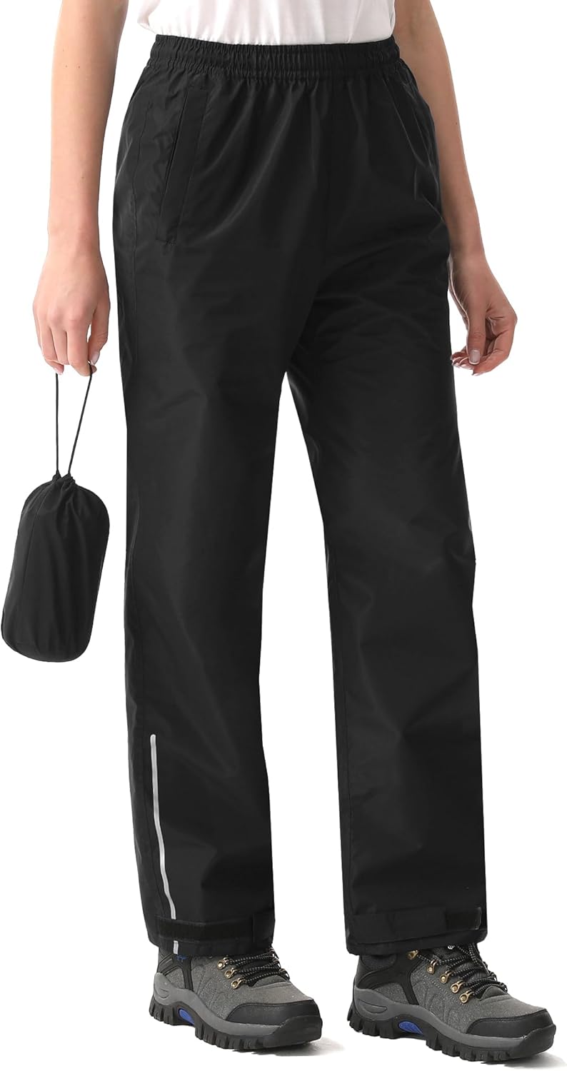 Thumbnail 1 de iCreek Women's Waterproof Rain Pants: Packable, Lightweight Protection for Outdoor Adventures