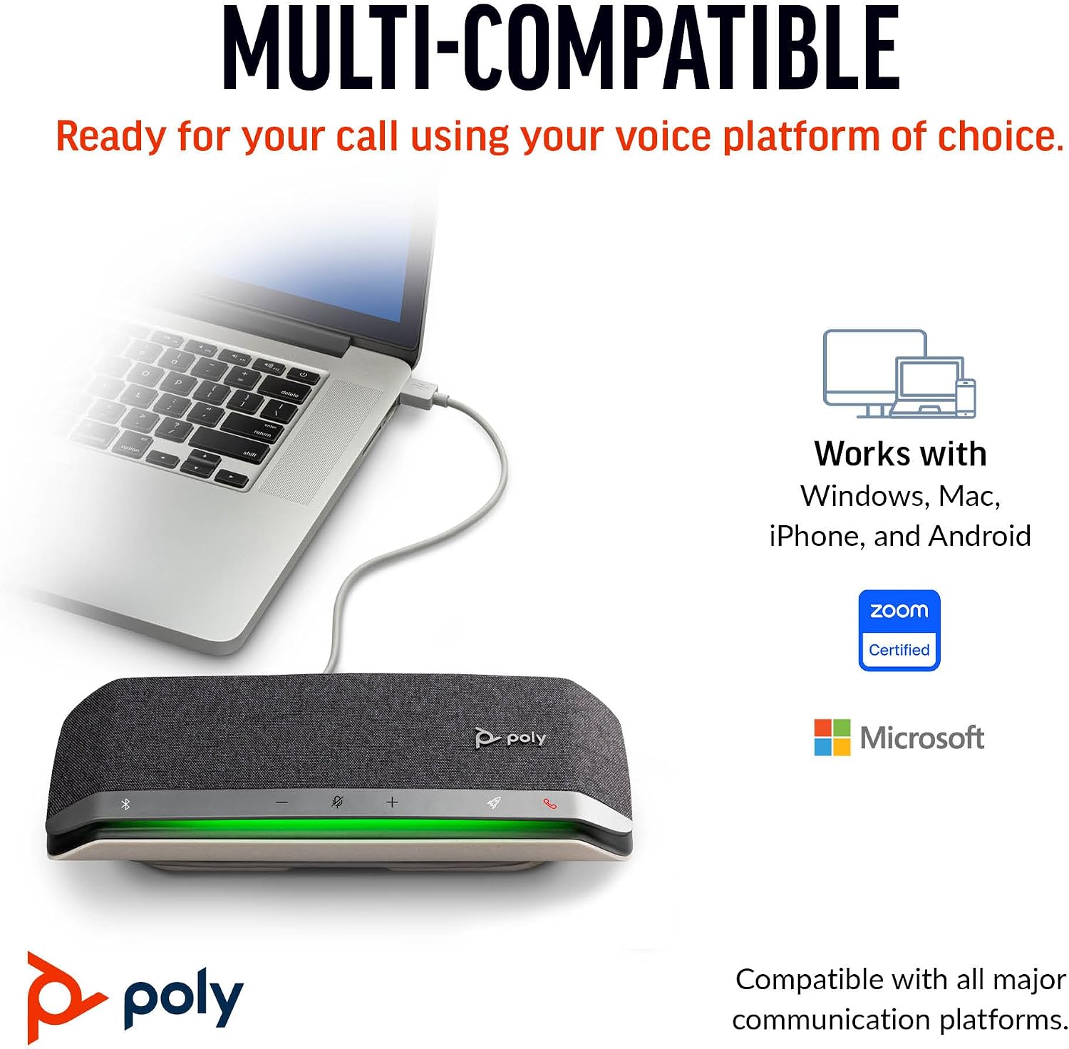 Thumbnail 5 de Poly Sync 40 Konferenzlautsprecher