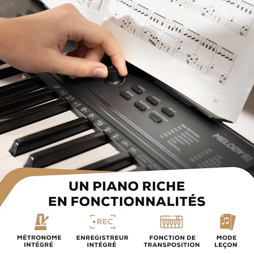 Detalle de Alesis Melody 61 MK4: Clavier piano 61 touches avec accessoires