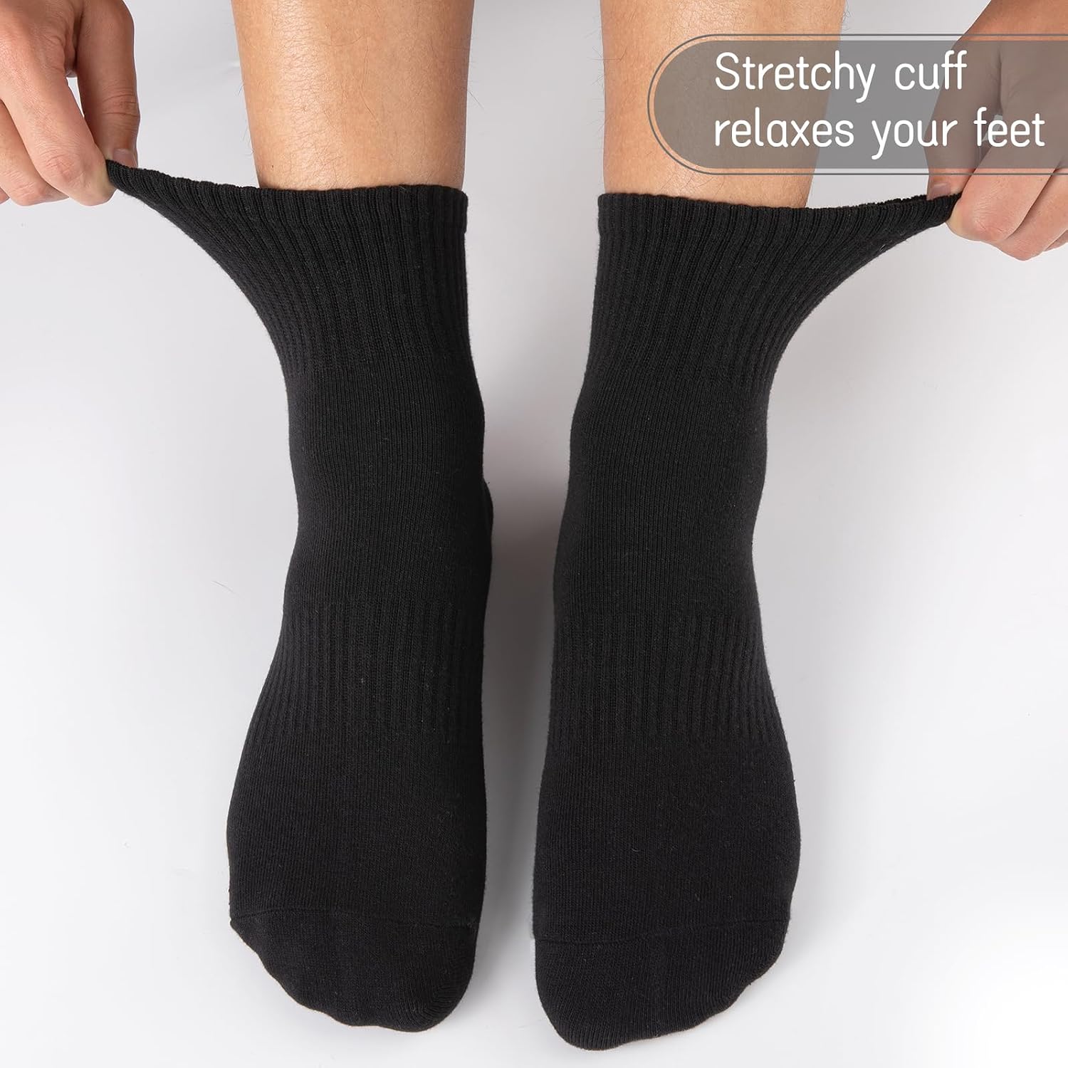 Thumbnail 6 de eallco Men's Quarter Socks Cotton