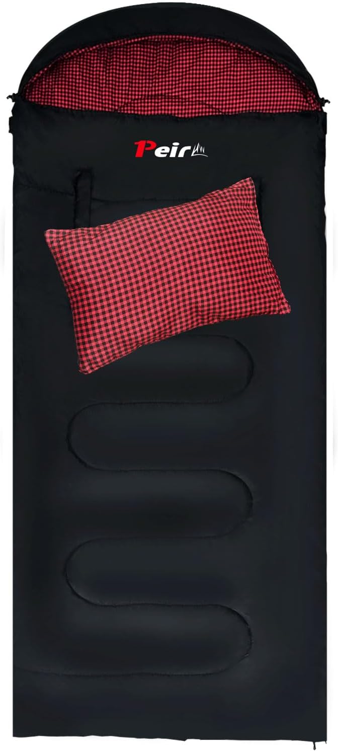 Detalle de Peirhw XL sleeping bag, extra wide 3 seasons