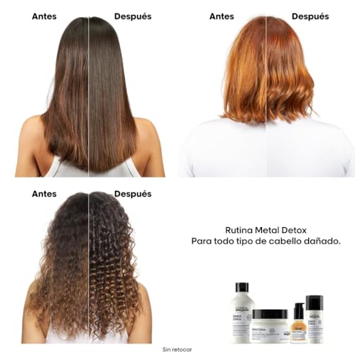 Detalle de L'Oréal Professionnel Champú Metal Detox 300 ml