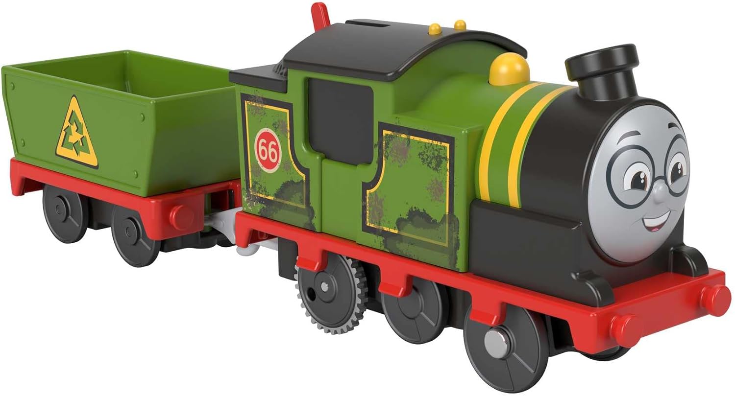 Fisher-Price Thomas et ses Amis – locomotive motorisée Whiff avec wagon de marchandises (pile) HMC23 dès 3 ans