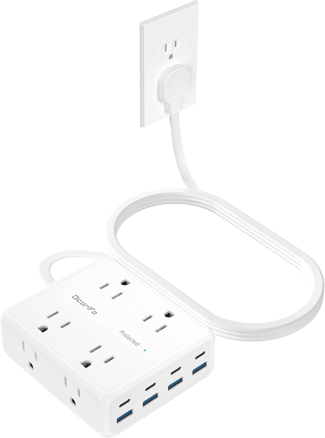 Detalle de Olcorife Power Strip with 10-Foot Cord