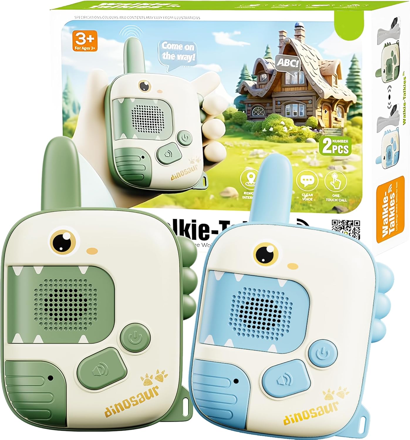 Detalle de Dinosaur Walkie Talkies 1000ft Range
