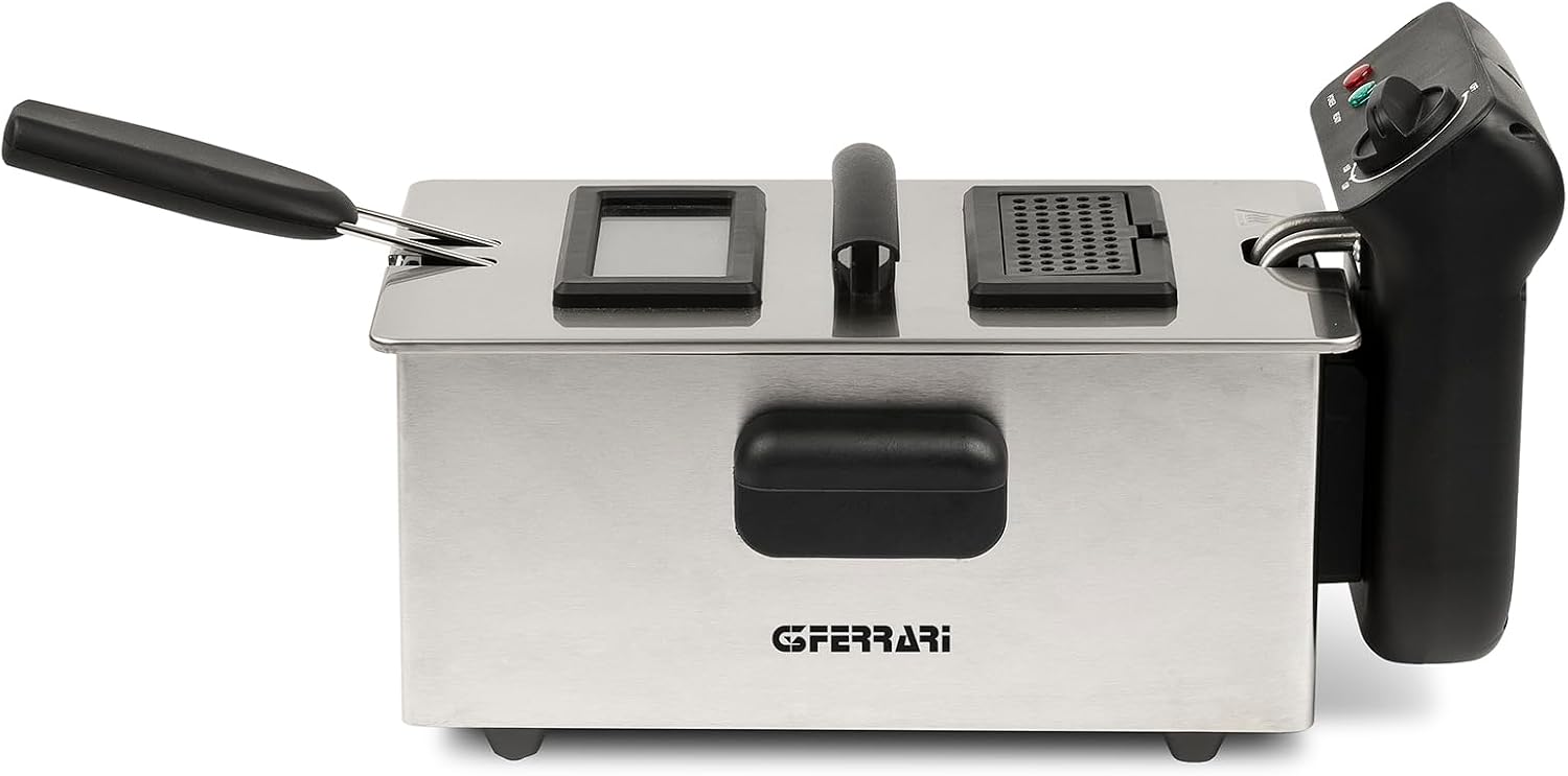 Detalle de G3 Ferrari Pastella G1020300 – frytkownica 3 l, 2000 W, 130–190°C