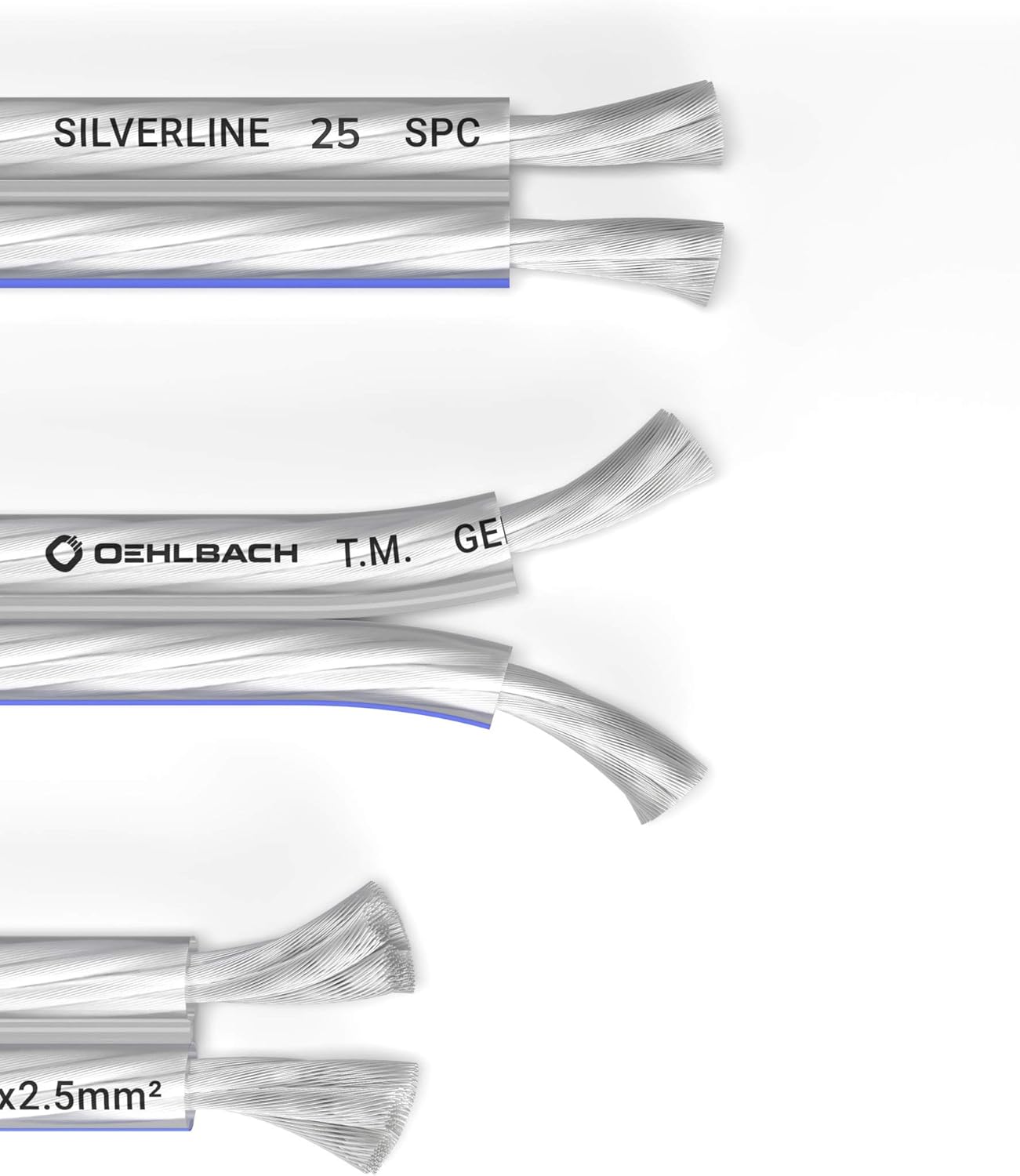 Thumbnail 1 de OEHLBACH Silverline SP-25 Stereo-HiFi-Lautsprecherkabel (2x2,5 mm², SPOFC, 10 m)