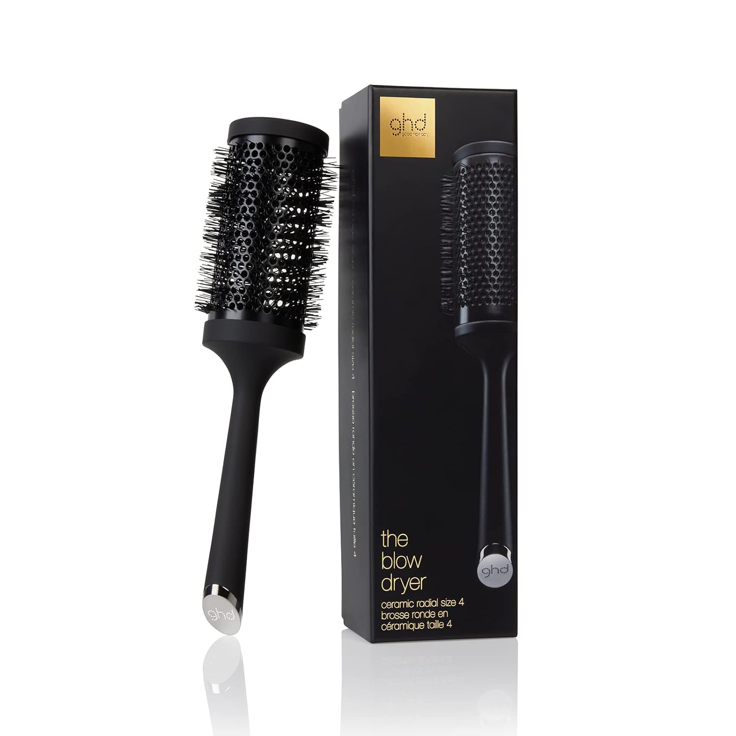 Detalle de ghd the blow dryer - radial brush Keramik-Rundbürste (Size 4) für voluminöse Föhnstyles