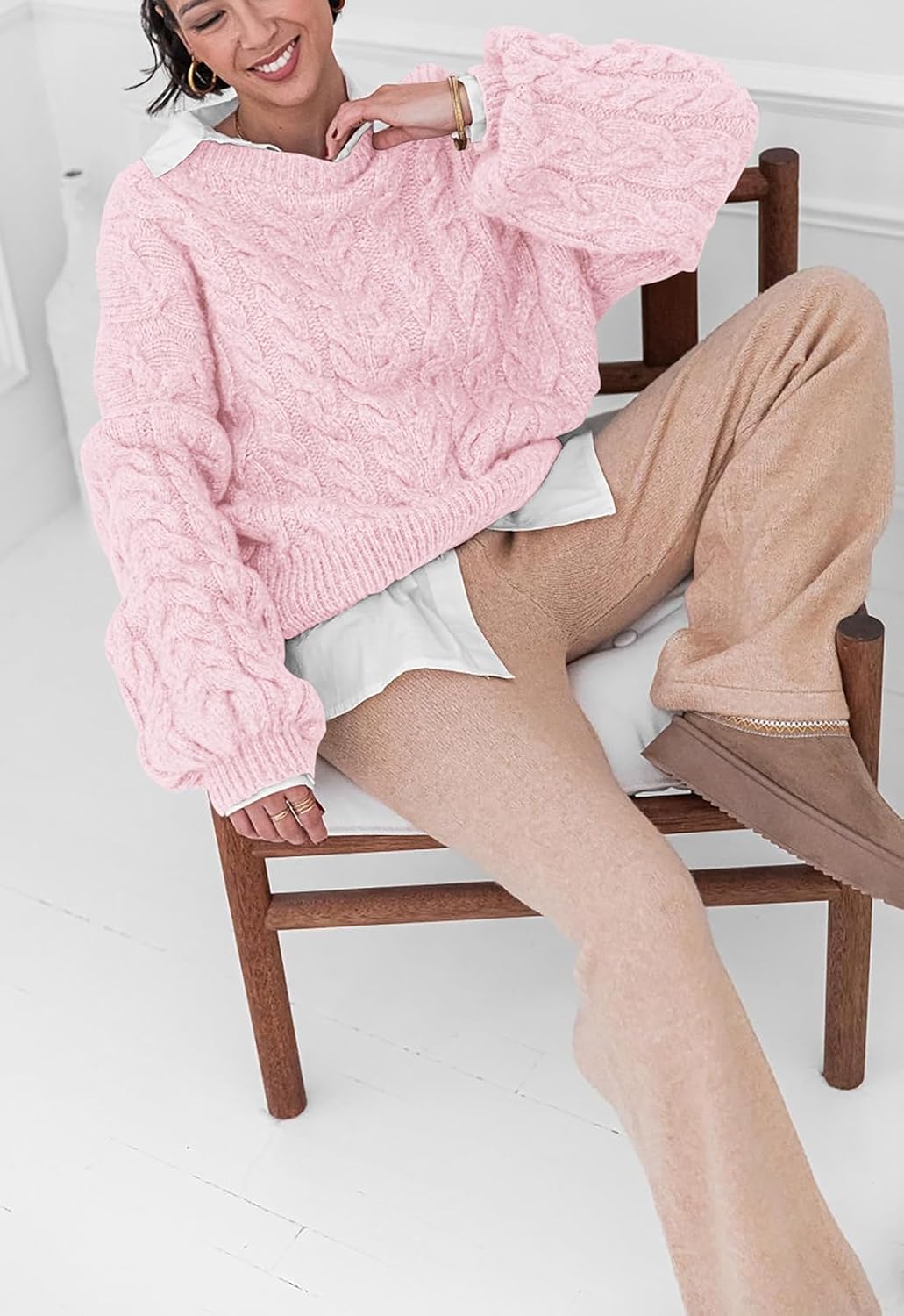 Thumbnail 4 de PRETTYGARDEN Oversized Sweater 2026