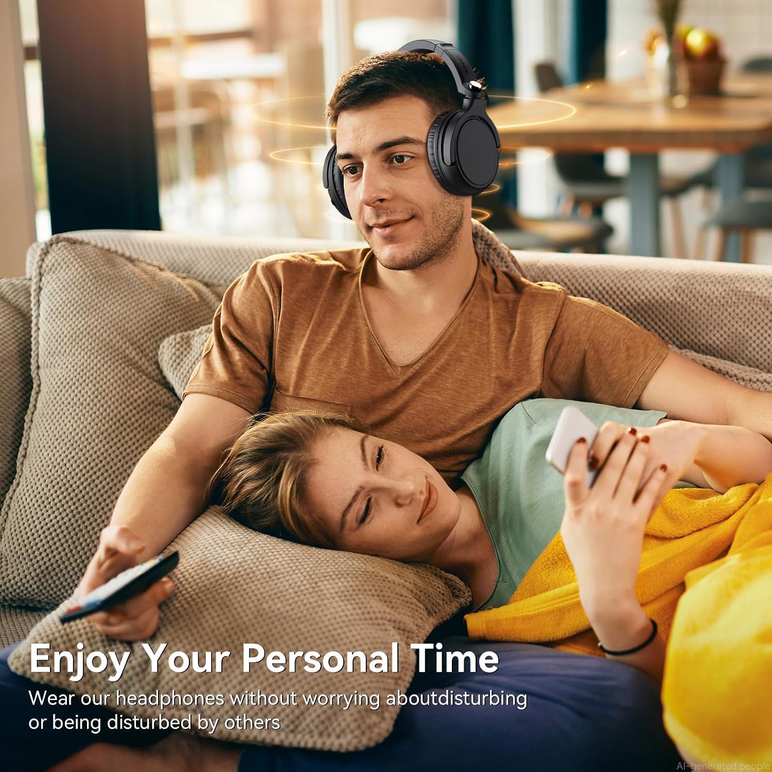Detalle 1 de Wireless TV Headphones with 65-Hour Playtime