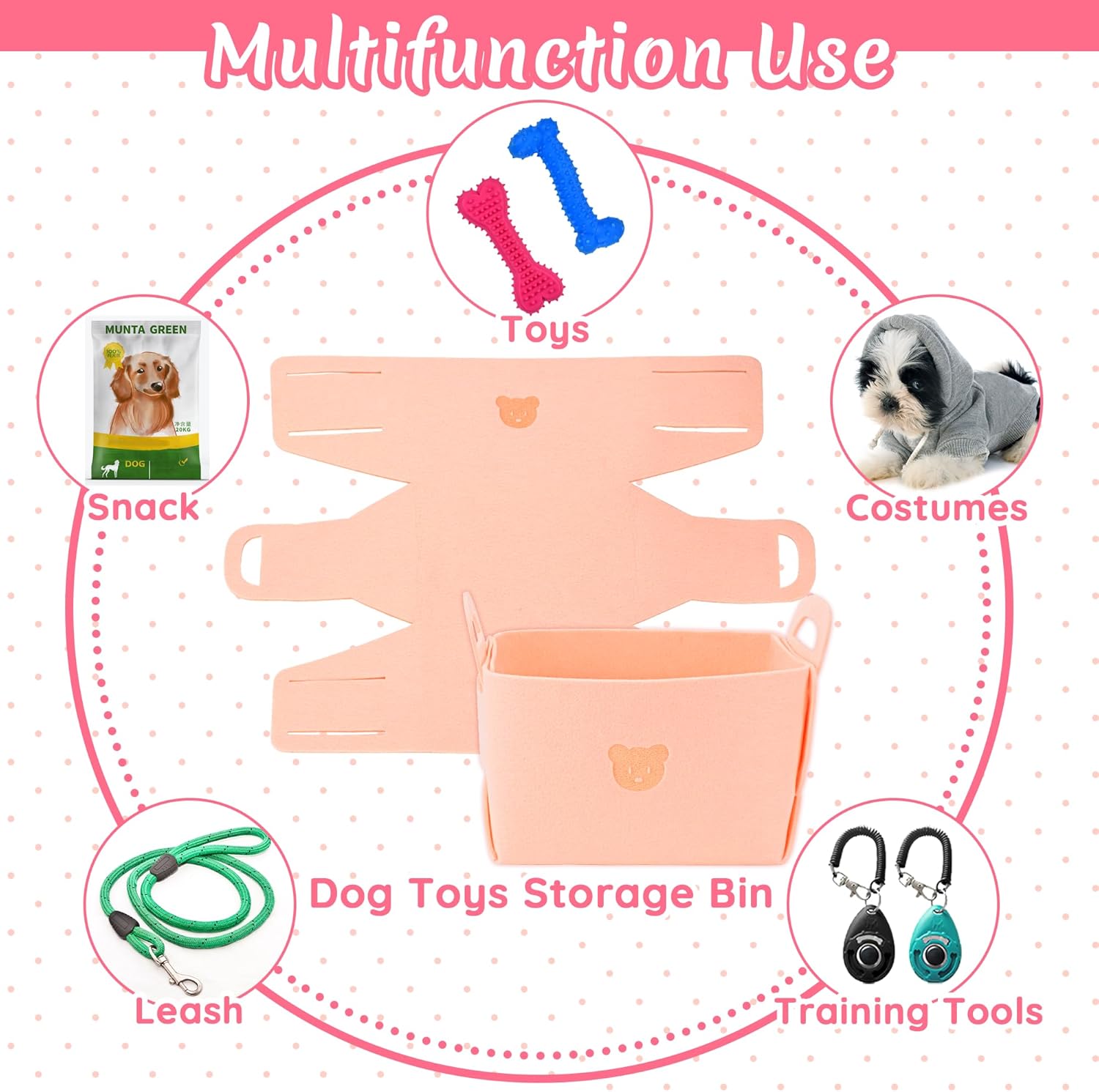 Thumbnail 4 de 12 Pack Ousiya puppy toys set