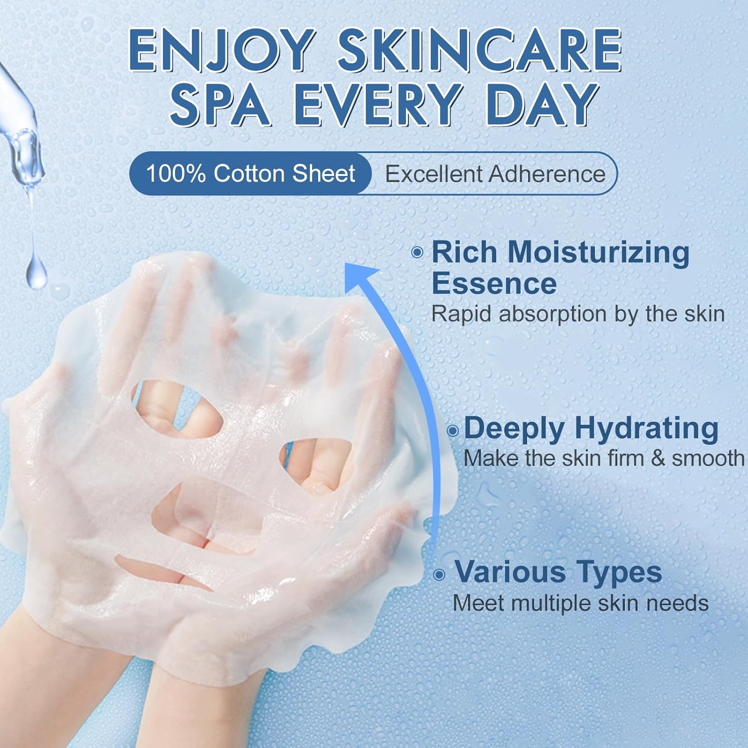 Thumbnail 2 de KONEUK 126 Pack Sheet Masks Skincare – Hydrating Bulk Face Masks for All Skin Types