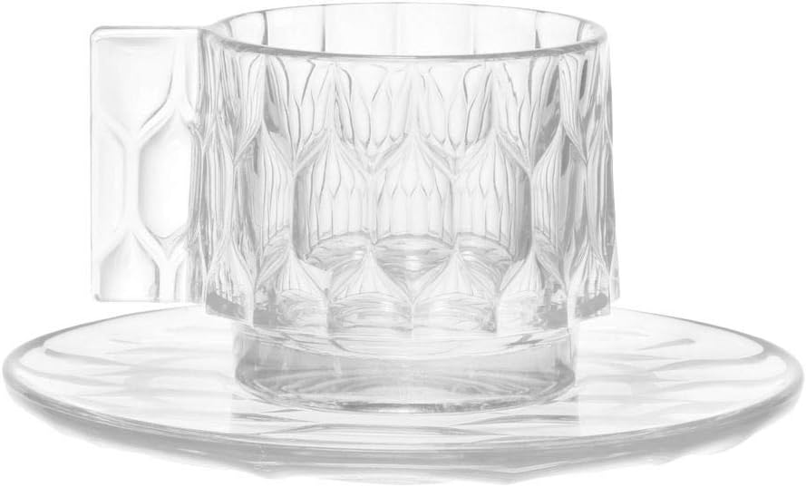 Detalle 2 de Kartell Jellies Family set da caffè 4 pezzi, cristallo