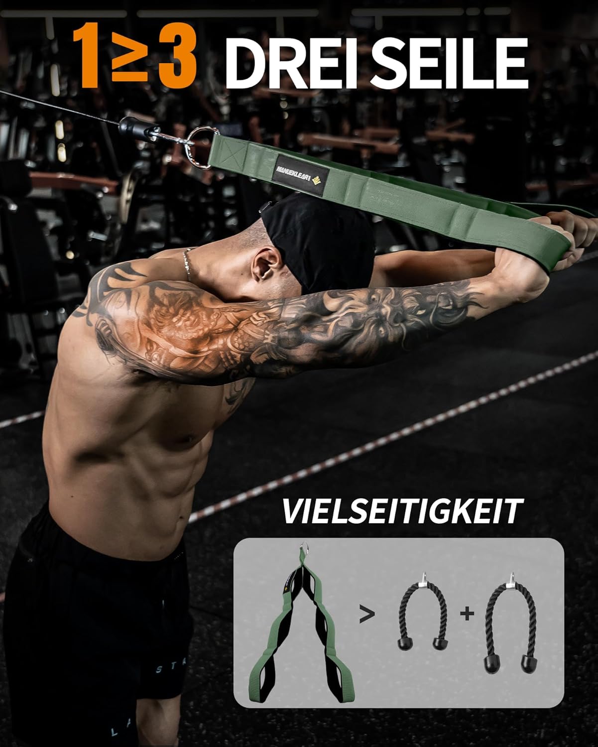 Thumbnail 1 de M MANUEKLEAR Trizepsseil 1 Rope Push-Down