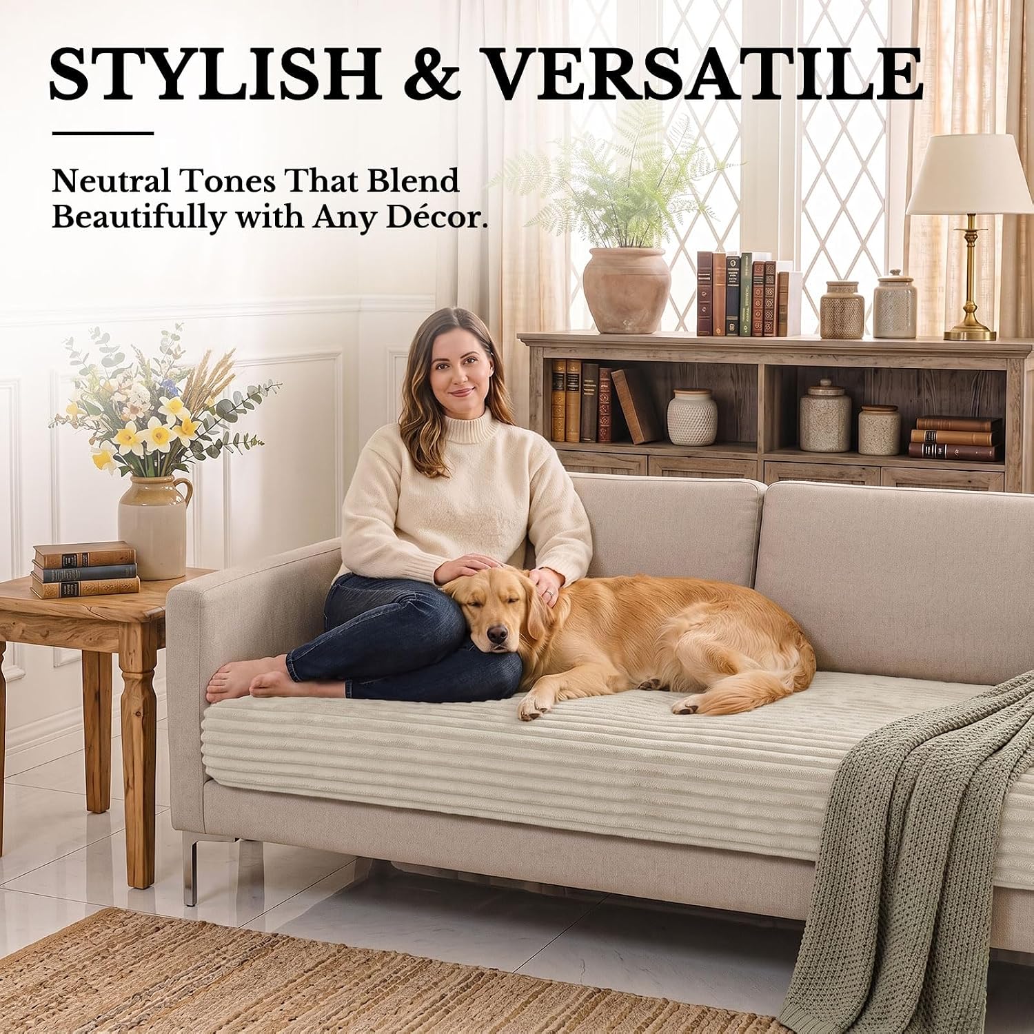 Detalle 2 de Smiry Waterproof Couch Cover 36" x 63