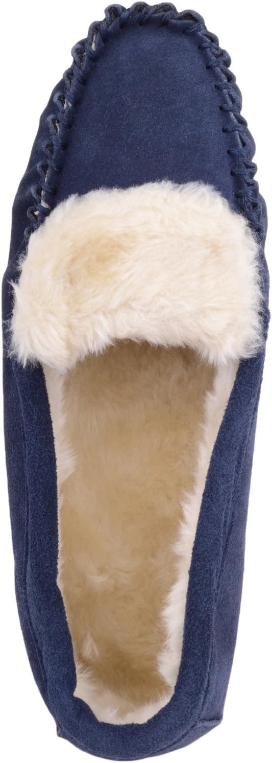 Thumbnail 5 de ABSOLUTE FOOTWEAR Ladies Suede Sheepskin Moccasins with Rubber Sole