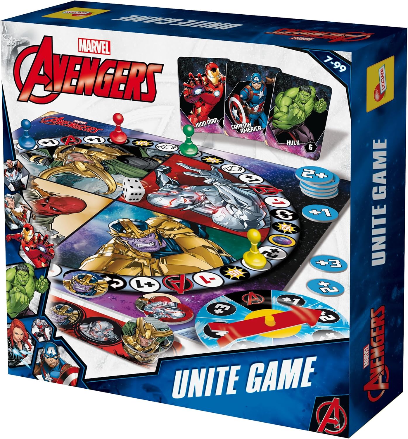 Detalle de Lisciani Avengers Brettspiel — Besiege Thanos 🎲
