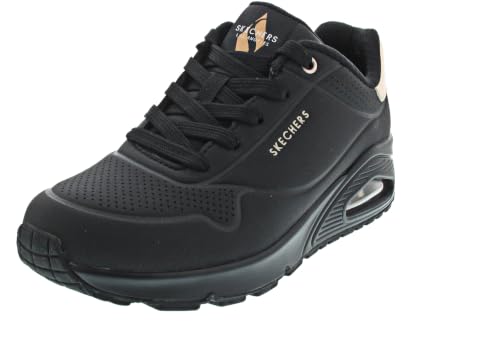 Detalle de Skechers Femme Uno Golden Air Noir 42 EU – Sneakers alliant confort et sobriété