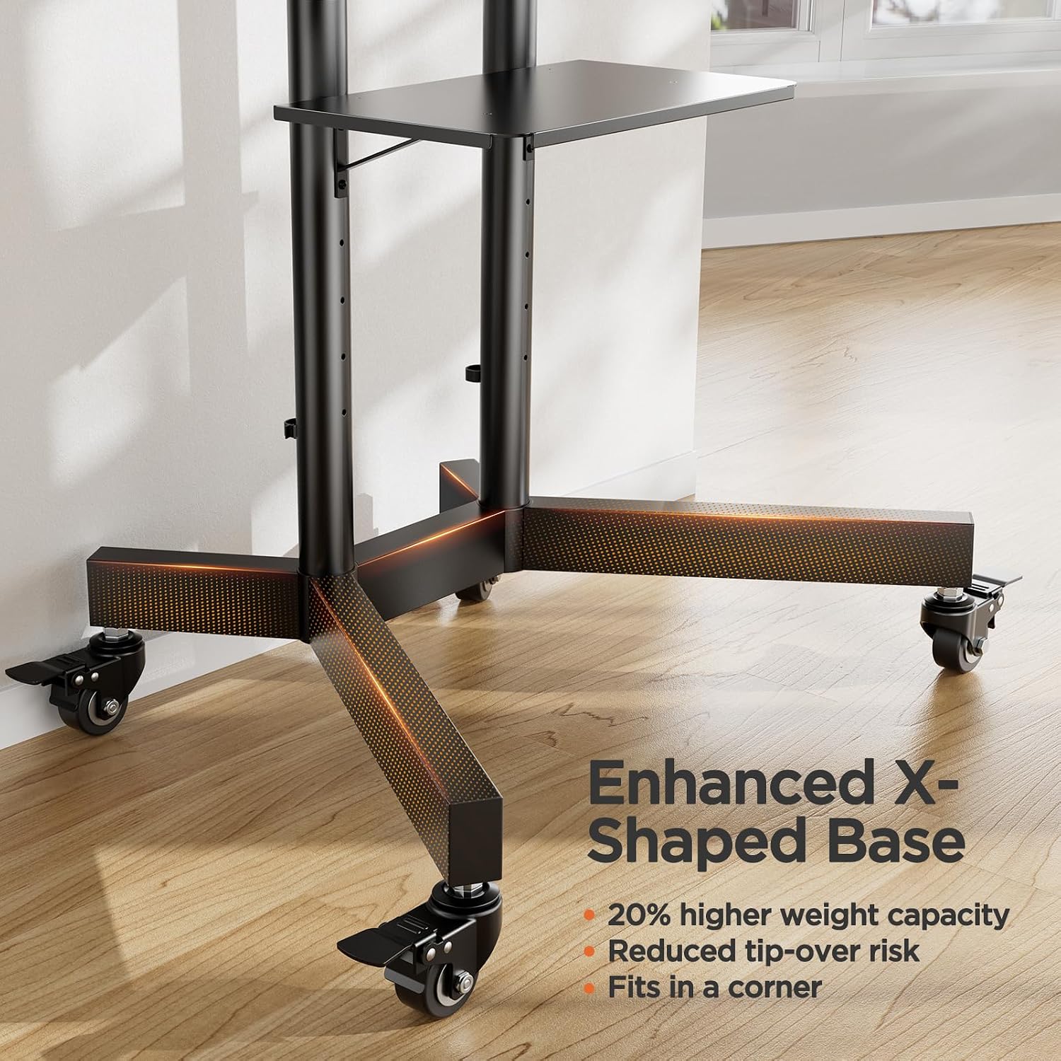Detalle 2 de Perlegear TV Stand for 32–85 inch screens