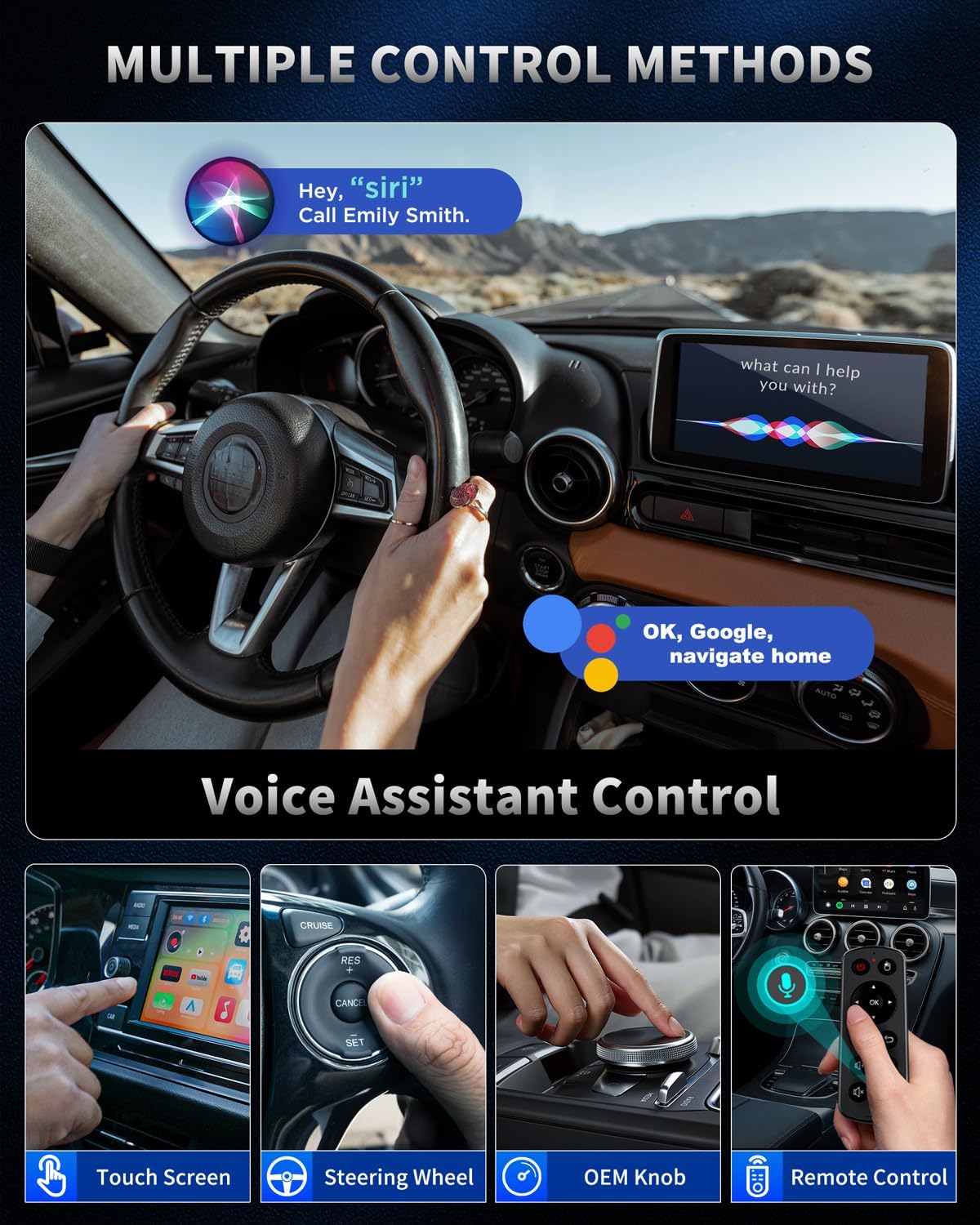 Detalle 1 de Wireless CarPlay AI Box with 32GB Storage