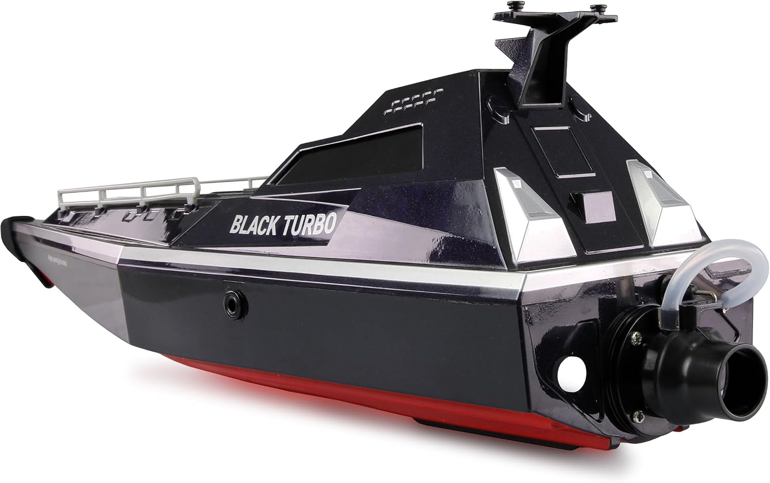 Detalle 2 de Amewi 26112 Black Turbo – wojskowa łódź RC z napędem strumieniowym, 28 km/h