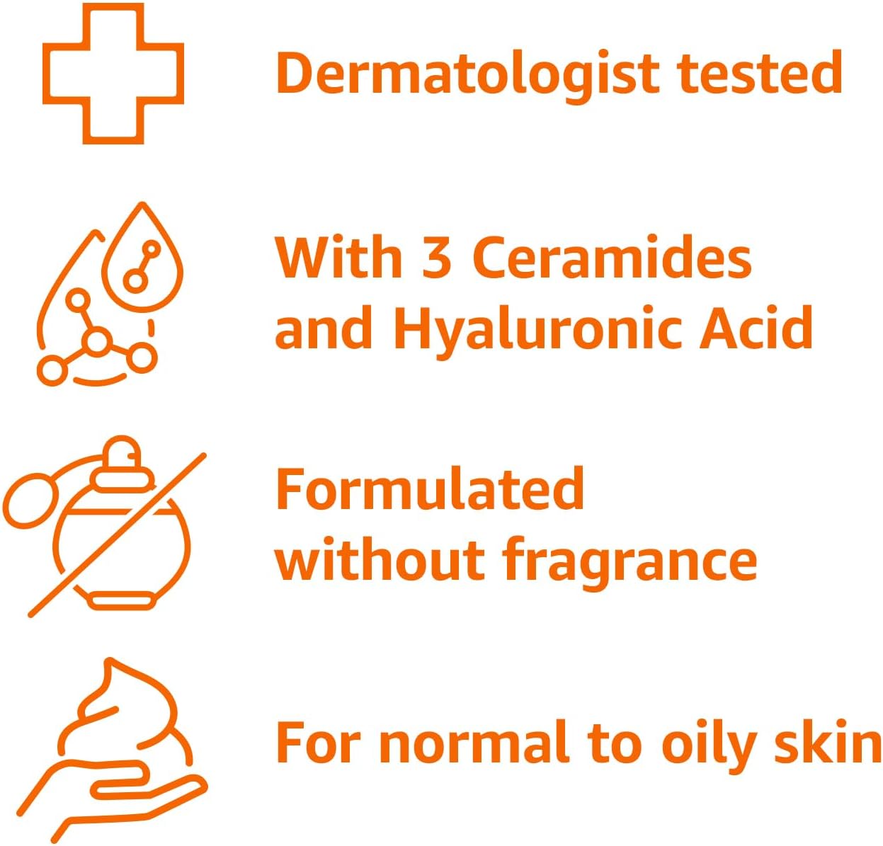 Thumbnail 2 de Amazon Basics Foaming Facial Cleanser with Ceramides & Hyaluronic Acid (12 fl oz) — Fragrance-Free Daily Face Wash