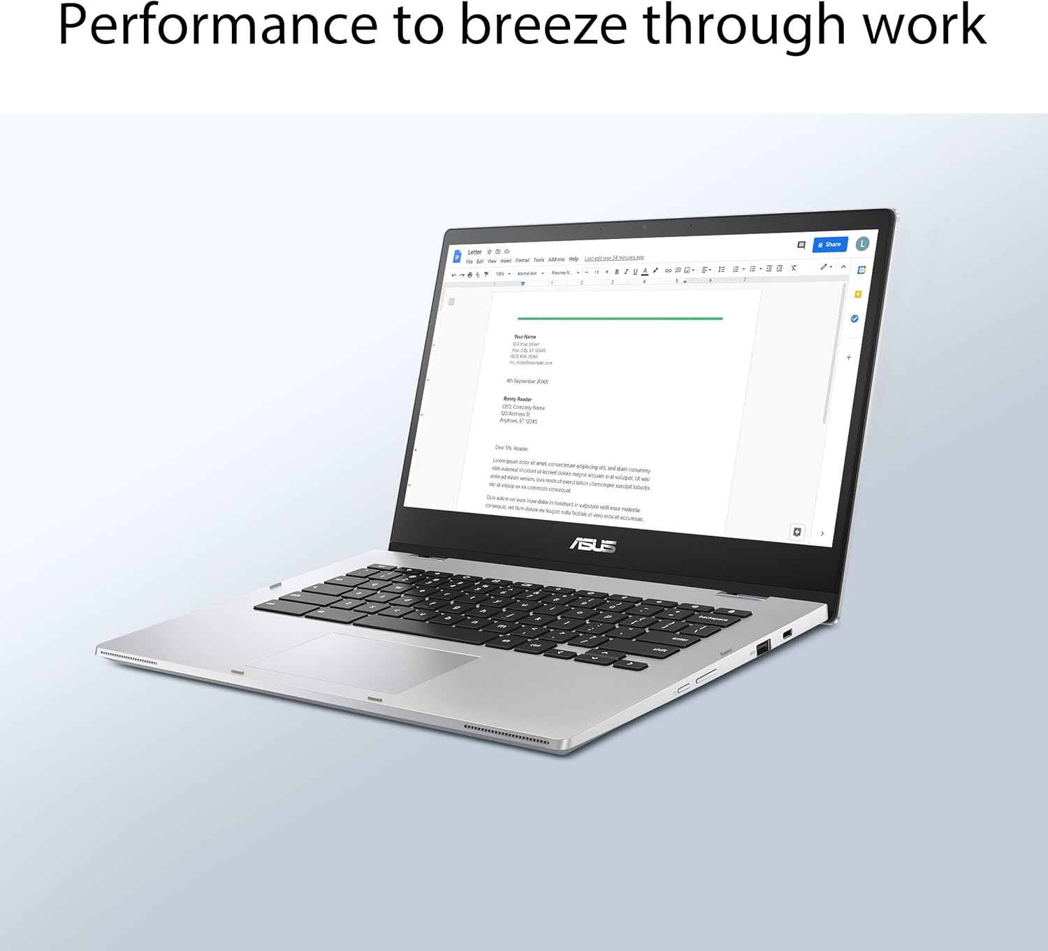 Thumbnail 4 de ASUS Chromebook Flip CX1 14" Convertible