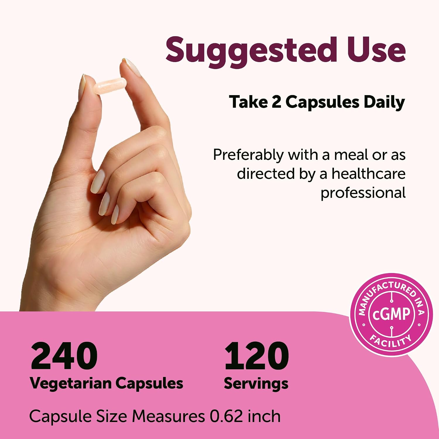 Detalle de Micro Ingredients Methylated B Complex, 240 Vegetarian Capsules