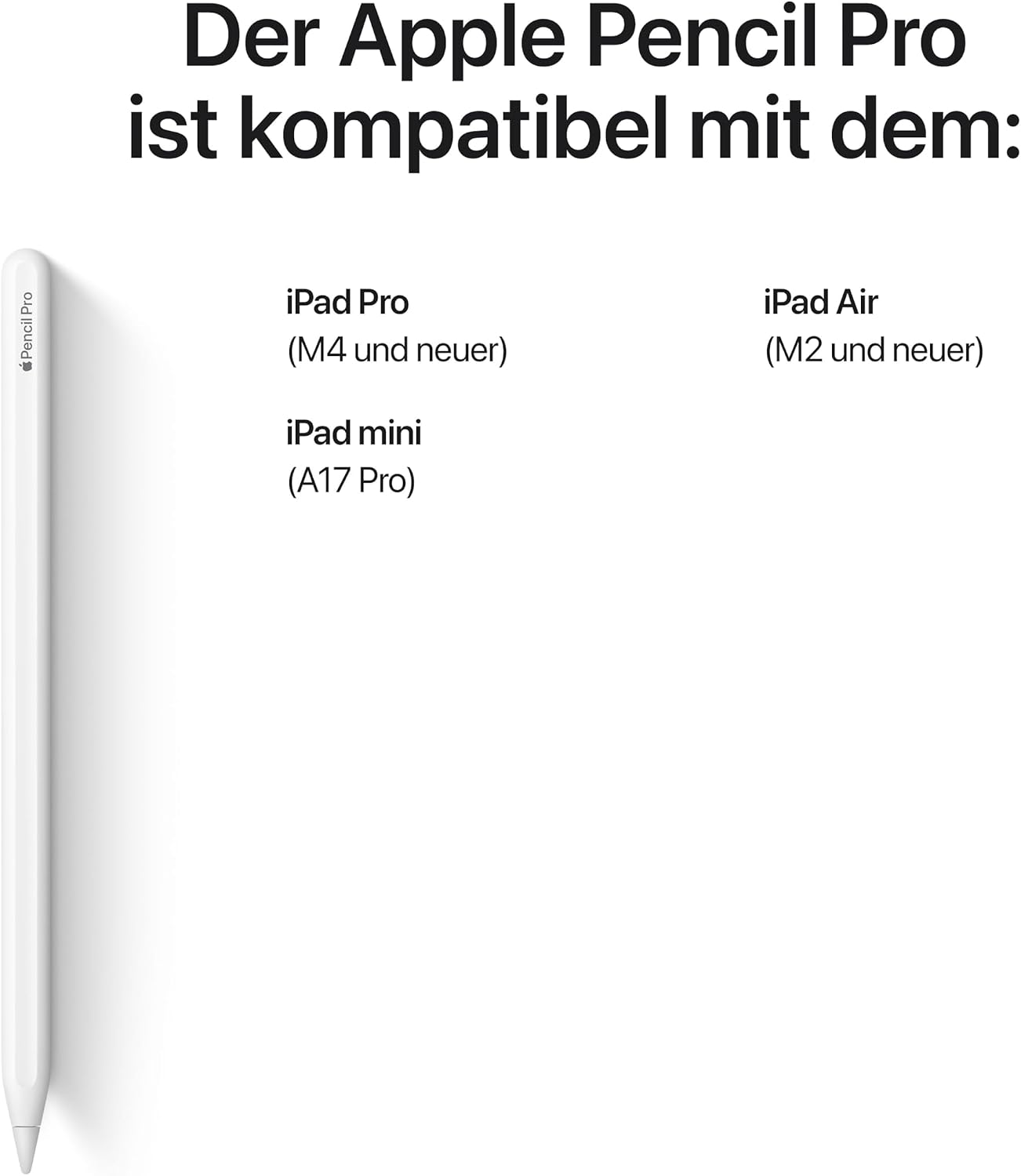 Detalle 2 de Apple Pencil Pro – Fortschrittliche Tools, präzise Zeichenkontrolle für iPad