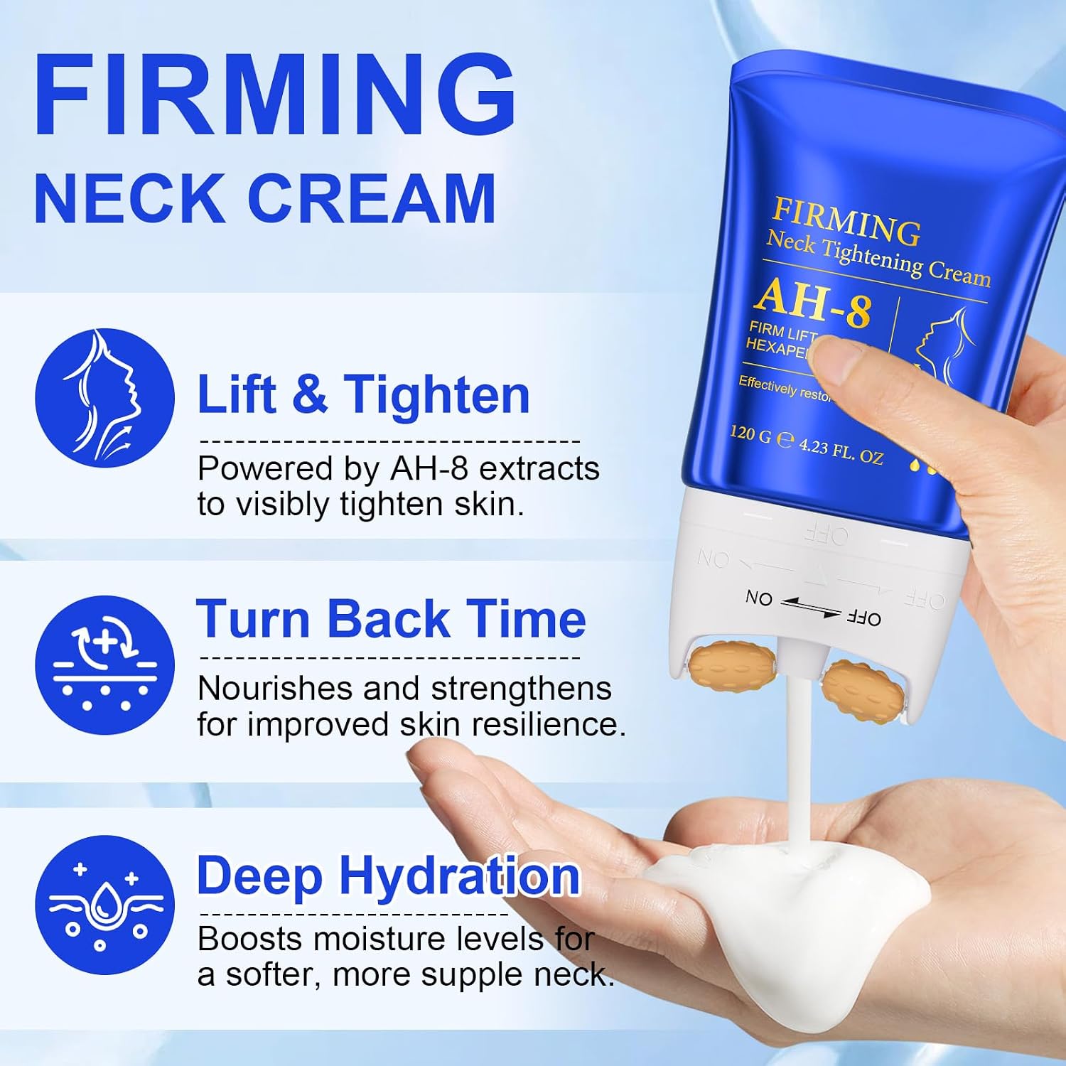 Detalle 2 de lofuanna AH-8 Firming Neck Cream crema rassodante collo