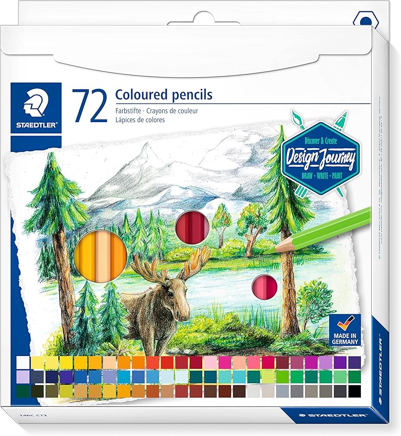 STAEDTLER 146C C72 - Lápices de colores con mina blanda 🎨