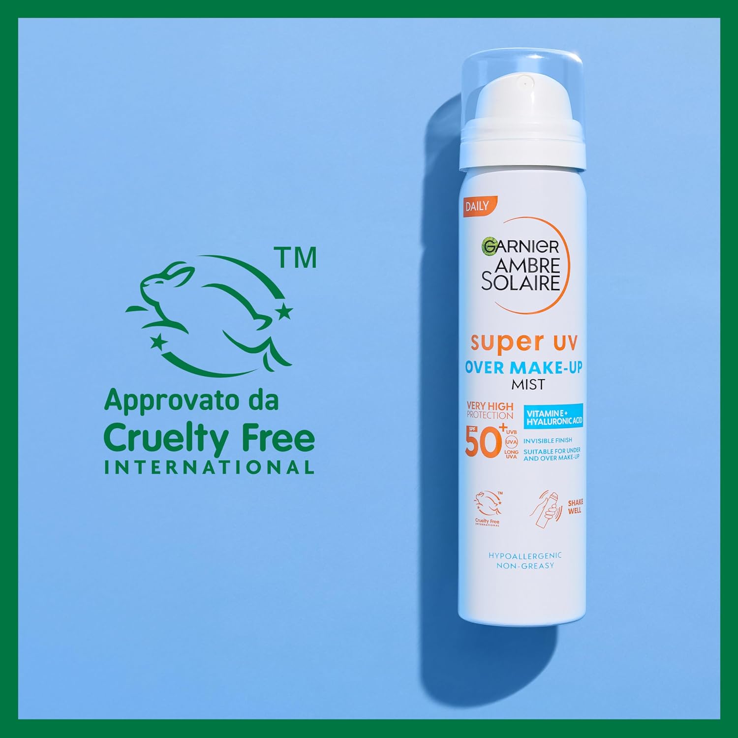 Thumbnail 6 de Garnier Spray Fissante Make Up con Protezione Solare SPF50+ Ambre Solaire, 75 ml