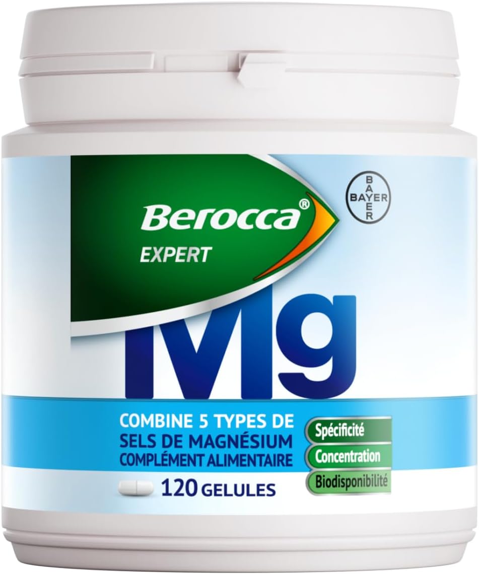Detalle de Berocca Expert Magnésium 250 mg 120 gélules
