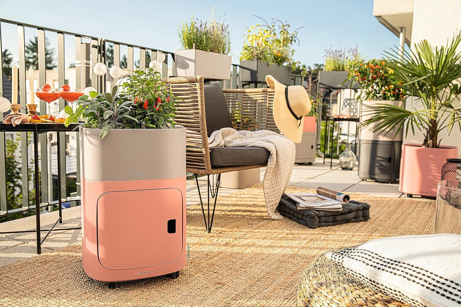 Thumbnail 5 de LECHUZA PILA Color Storage rosso corallo 15928