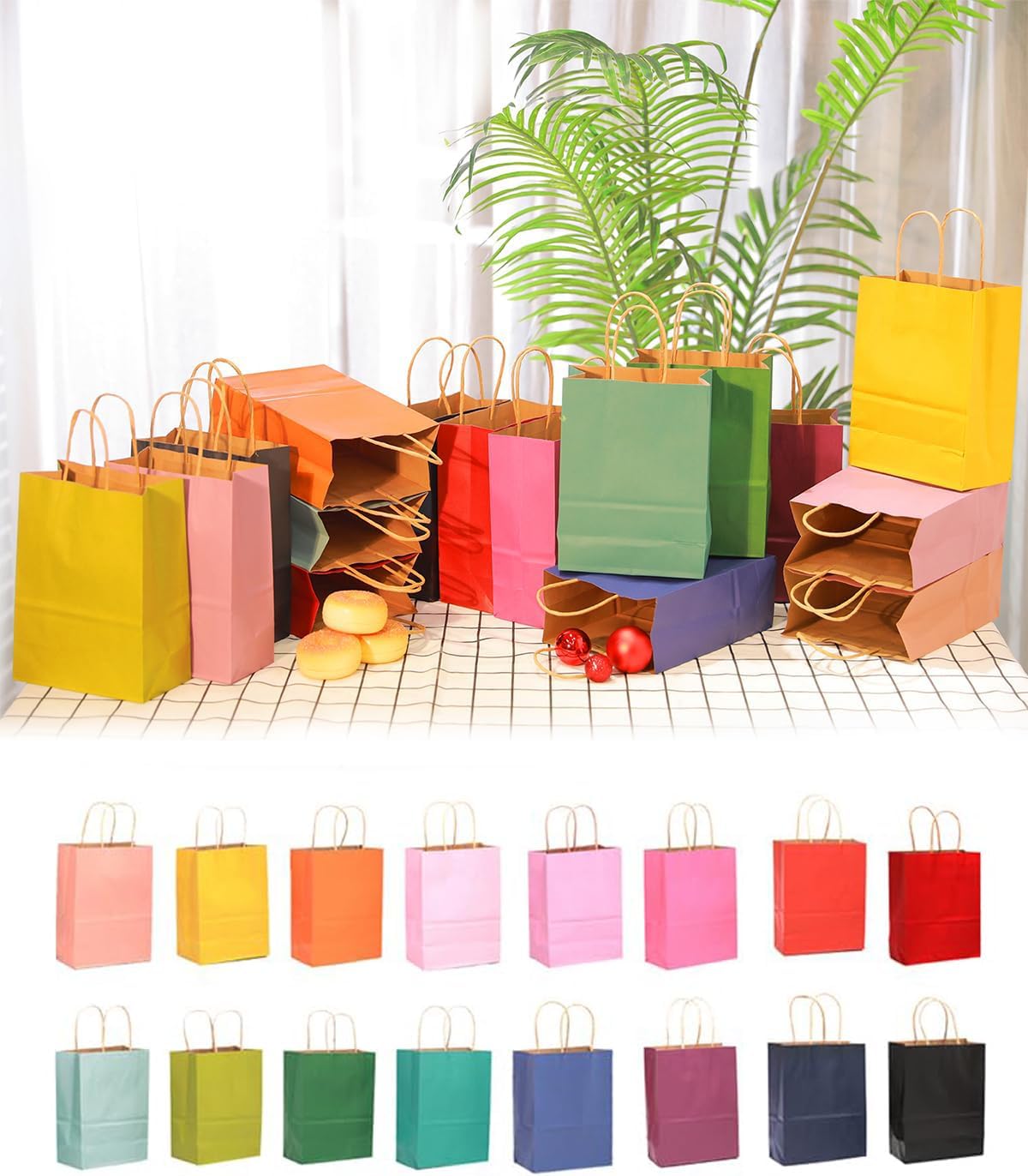 Thumbnail 6 de Gcardist Medium Kraft Gift Bags 27x20x12cm 🎁