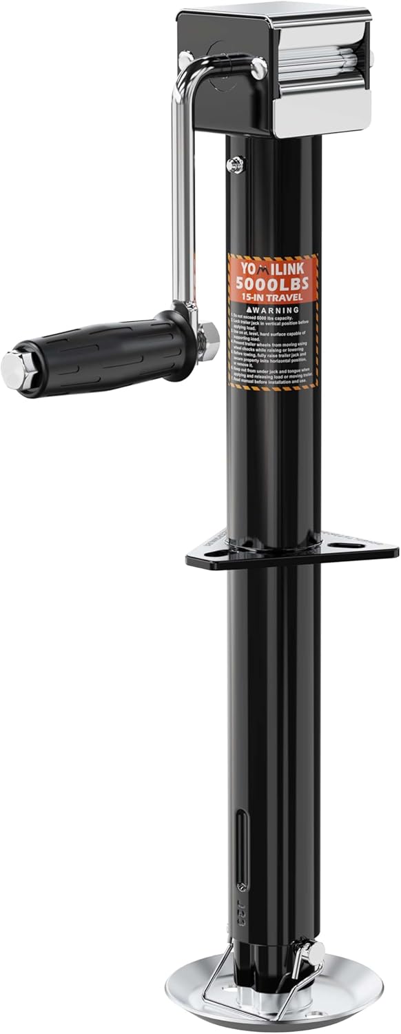 Detalle de YOMILINK 5000 lbs A-Frame Trailer Jack 15" Lift
