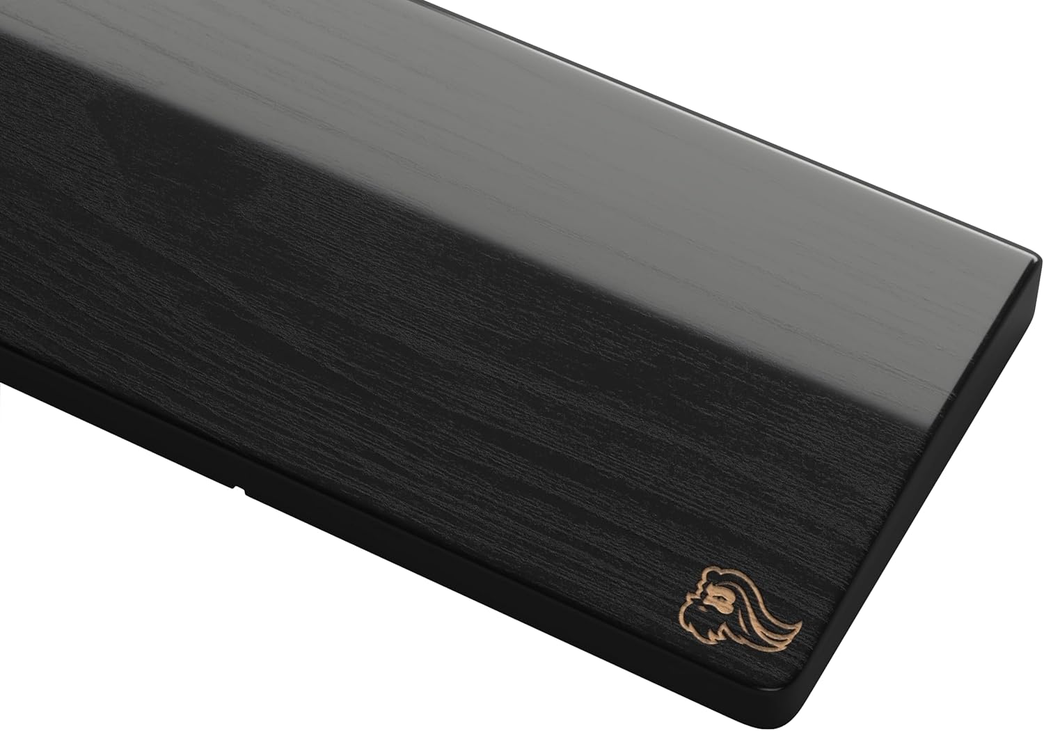 Detalle de Glorious Gaming Wooden Keyboard Wrist Rest (Kompakt) – Weißes Eschenholz, Onyx