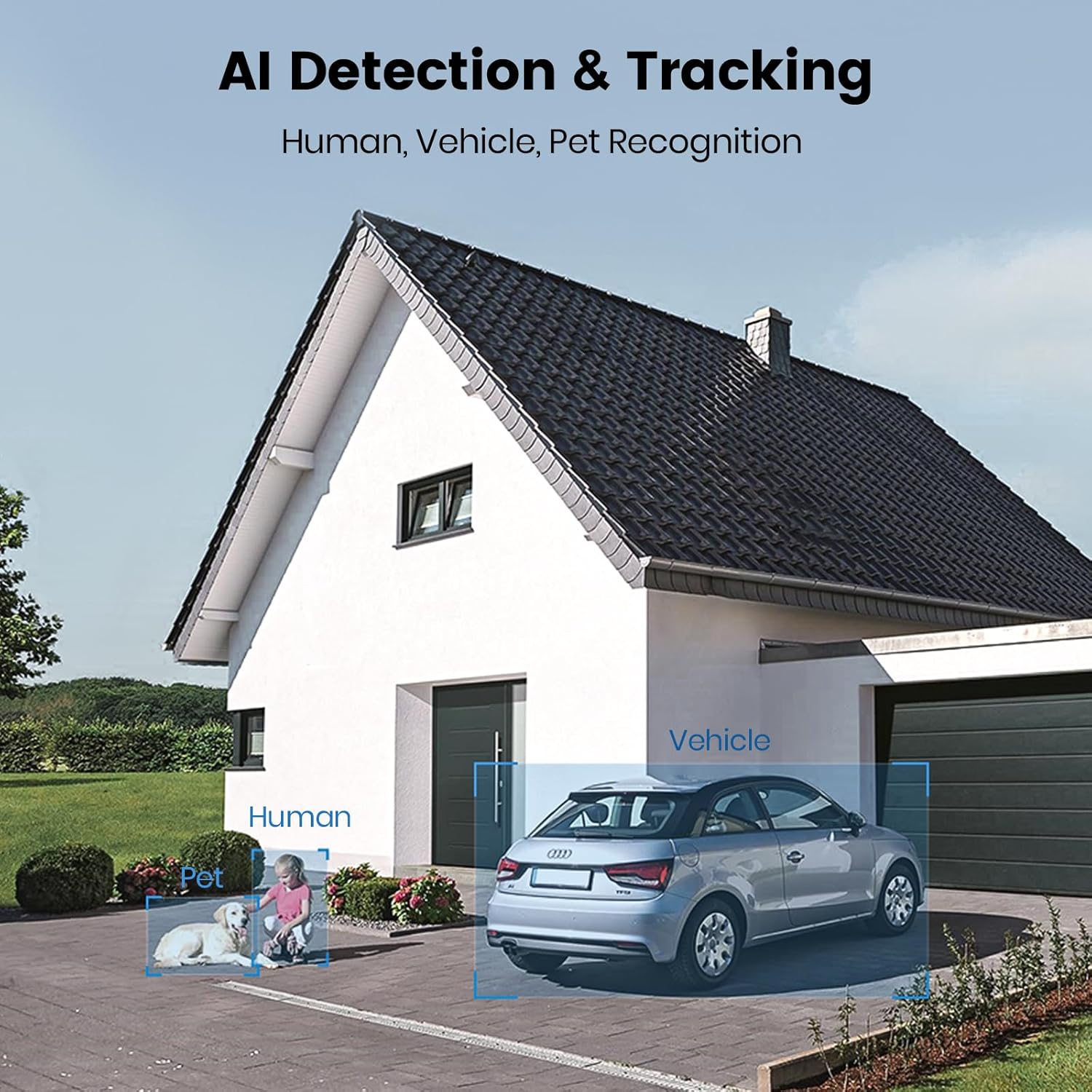 Detalle 2 de aosu Floodlight Security Camera 3K UHD