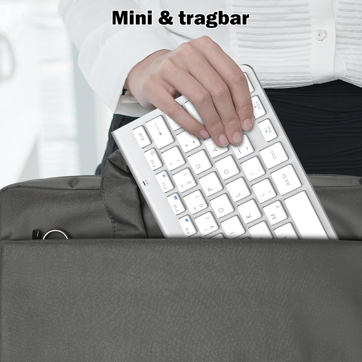 Thumbnail 6 de PINKCAT Mini Tastatur & Maus Set – Kabellos, 2.4 GHz, Slim Design, Deutsch QWERTZ