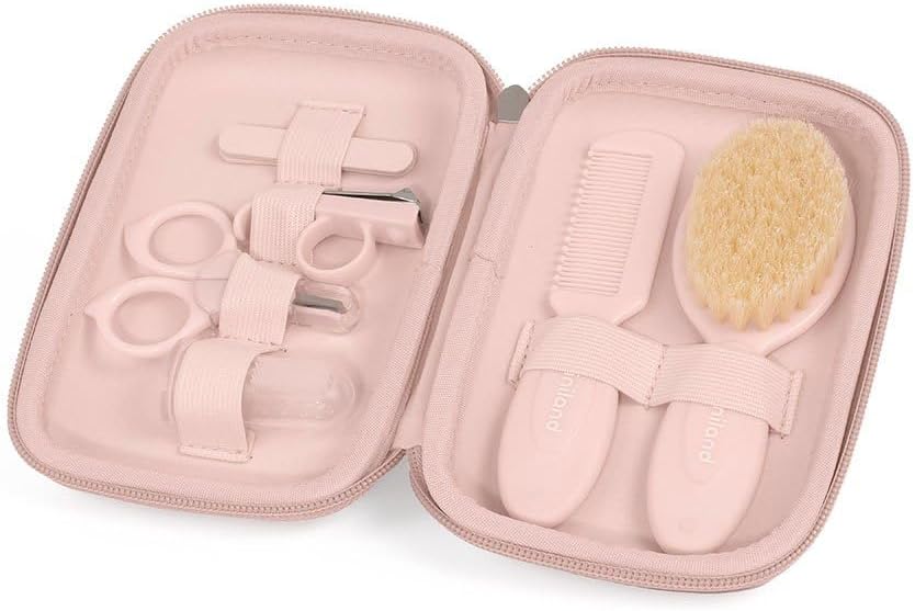 Detalle 2 de Miniland Baby Kit Candy: borsa da toilette con accessori essenziali per cura e igiene del bambino