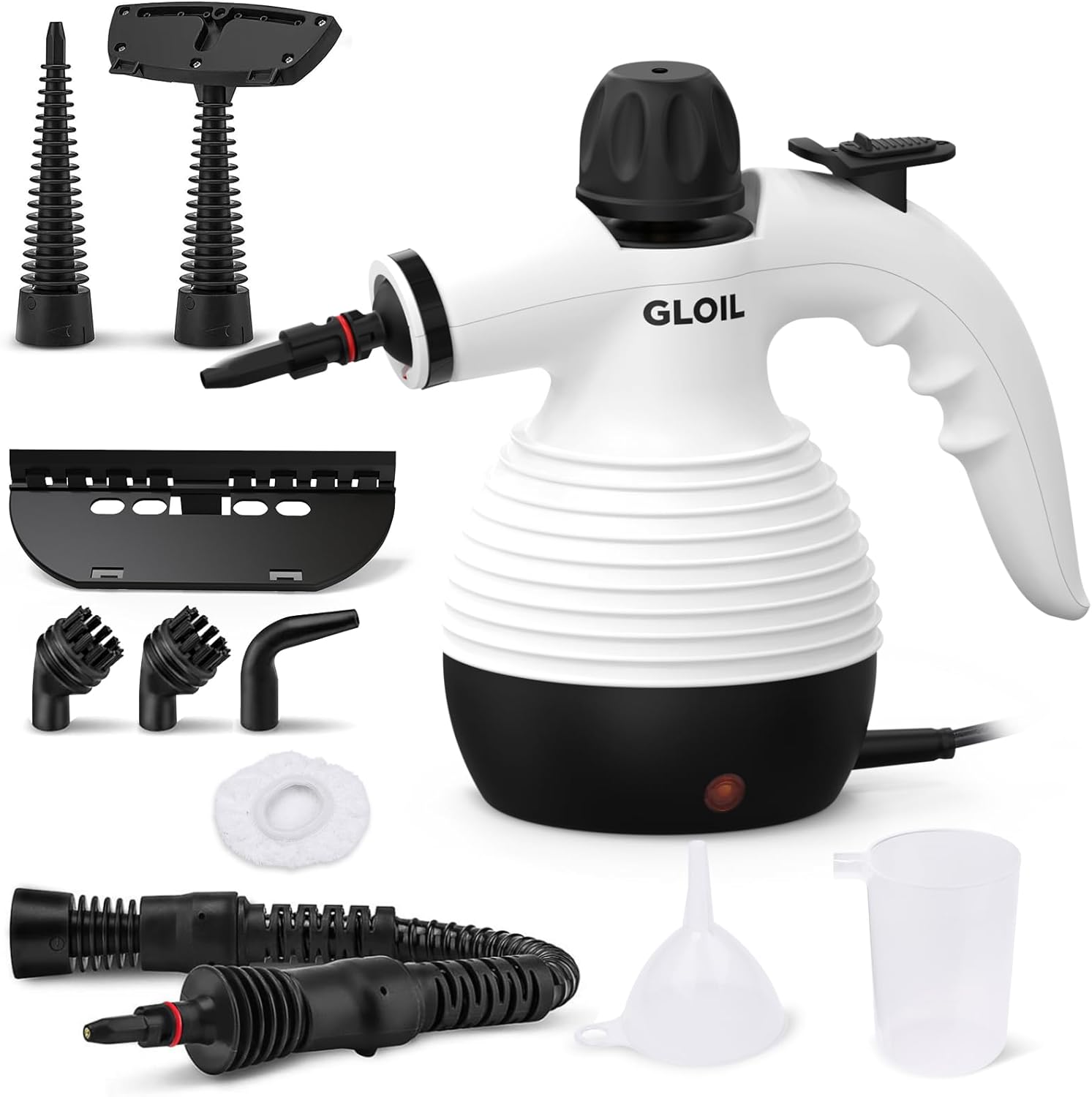 Detalle de GLOIL SC301 Handheld Steam Cleaner with 221°F Steam and 10 Accessories