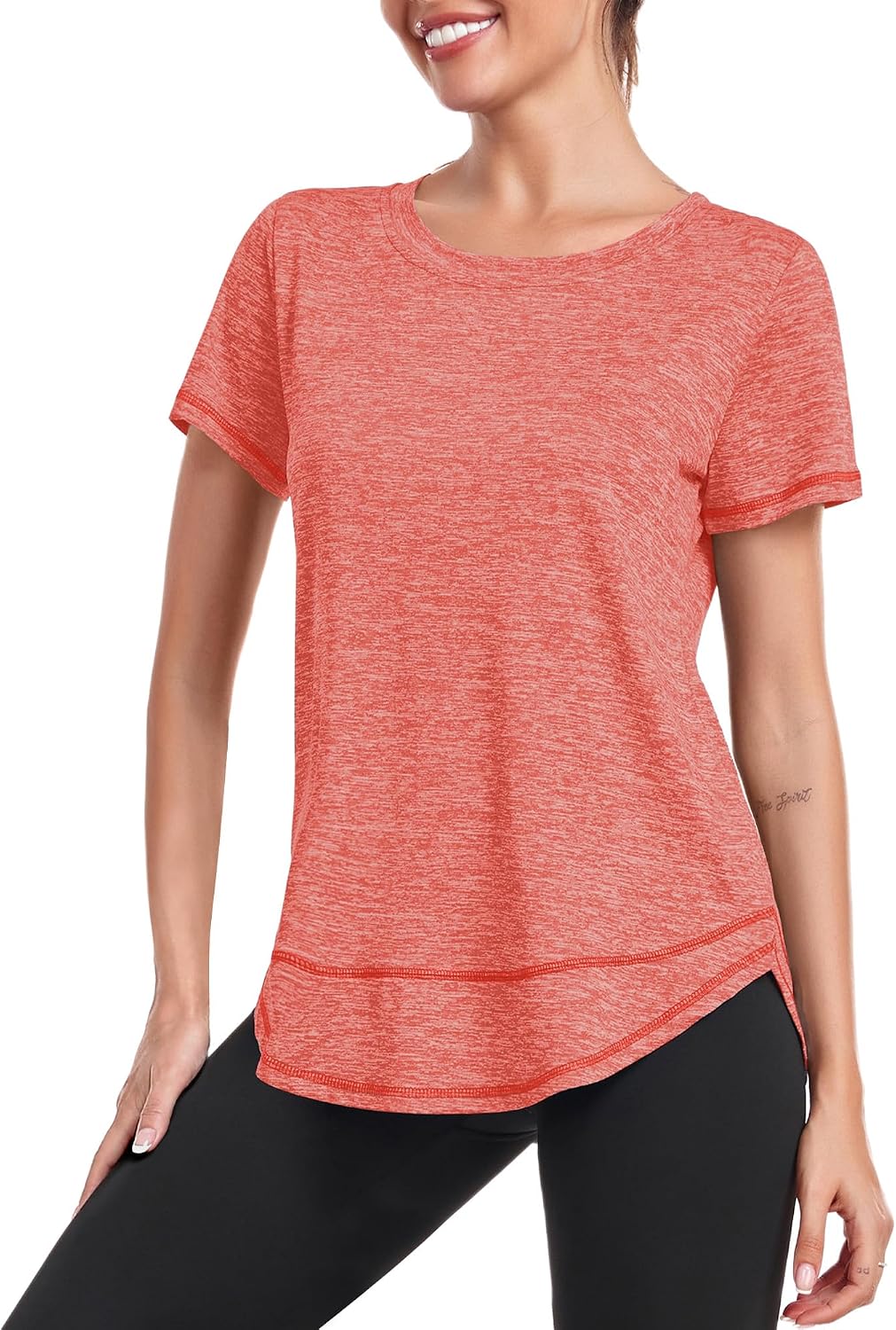 Thumbnail 6 de Deaviya Sport T-Shirt Damen – Kurzarm-Workout-Top mit Rundhalsausschnitt
