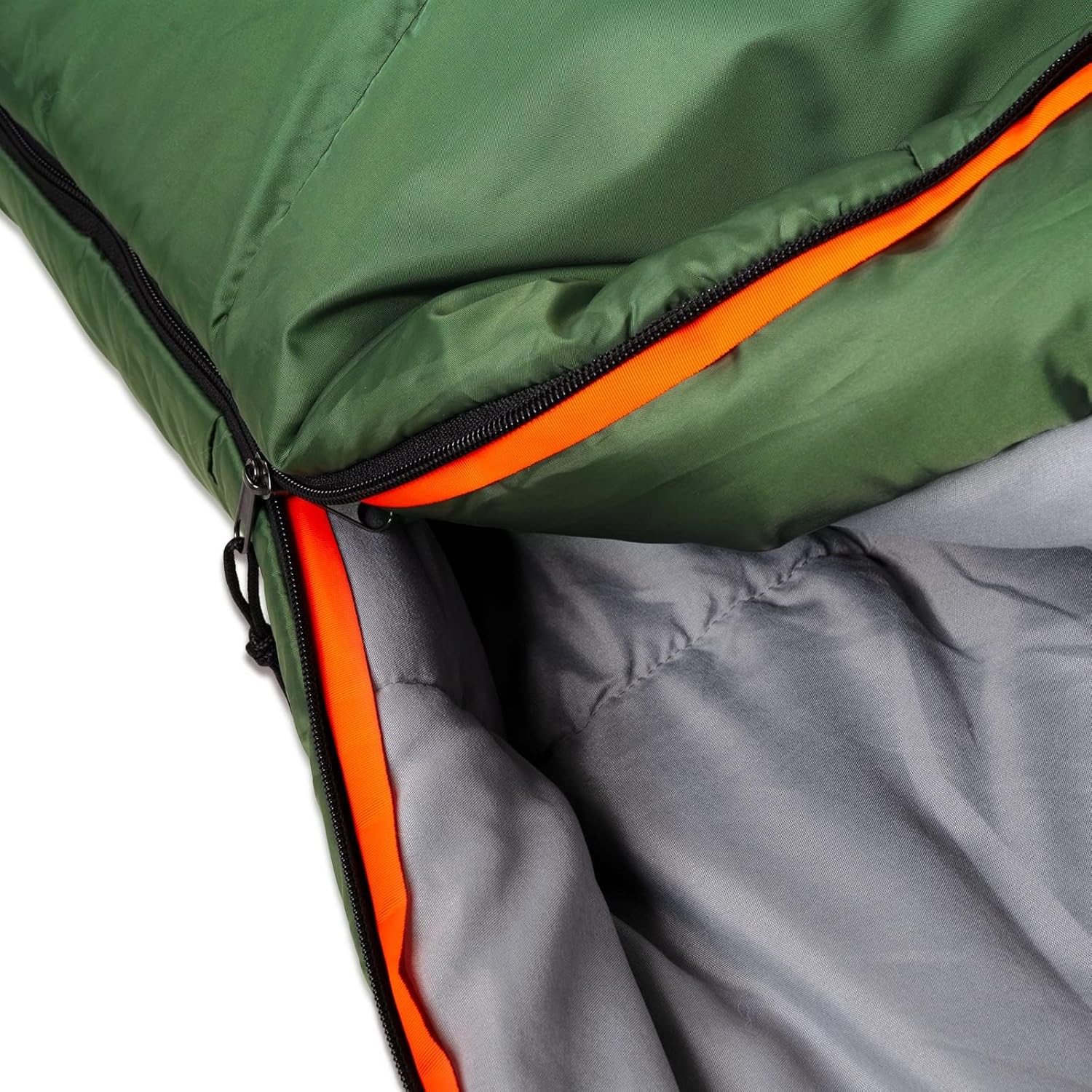 Thumbnail 6 de Amazon Basics Sacco a Pelo per Campeggio ed Escursioni a Clima Freddo - Mummia, Verde Oliva, 83.8 x 208 cm