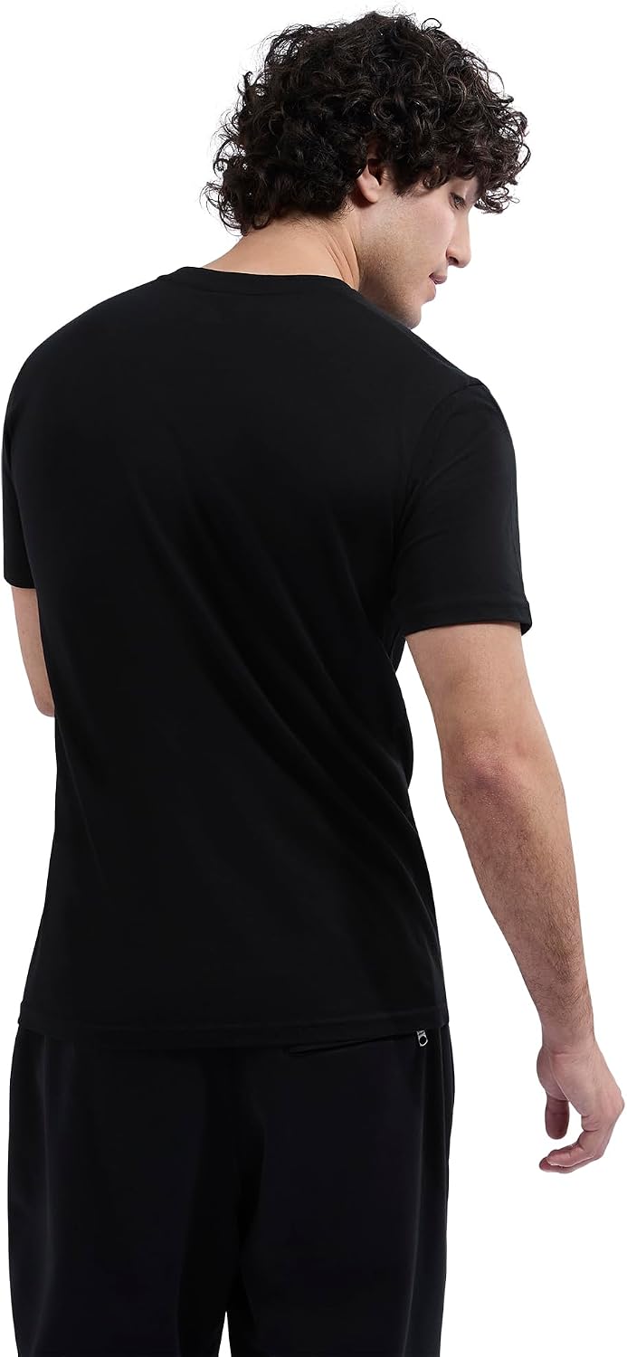 Detalle de Azzini (3 Pack) T-Shirt – Baumwolle, bequeme Passform, 3er-Pack