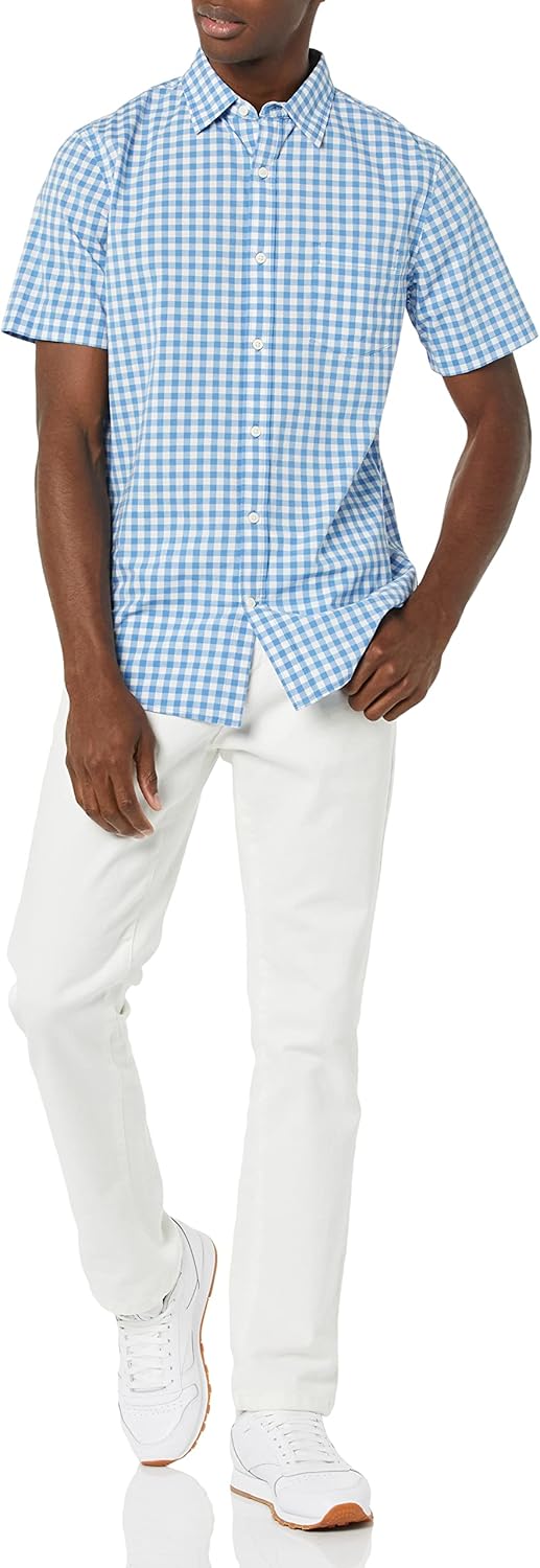 Thumbnail 2 de Amazon Essentials men’s slim-fit short-sleeve poplin shirt
