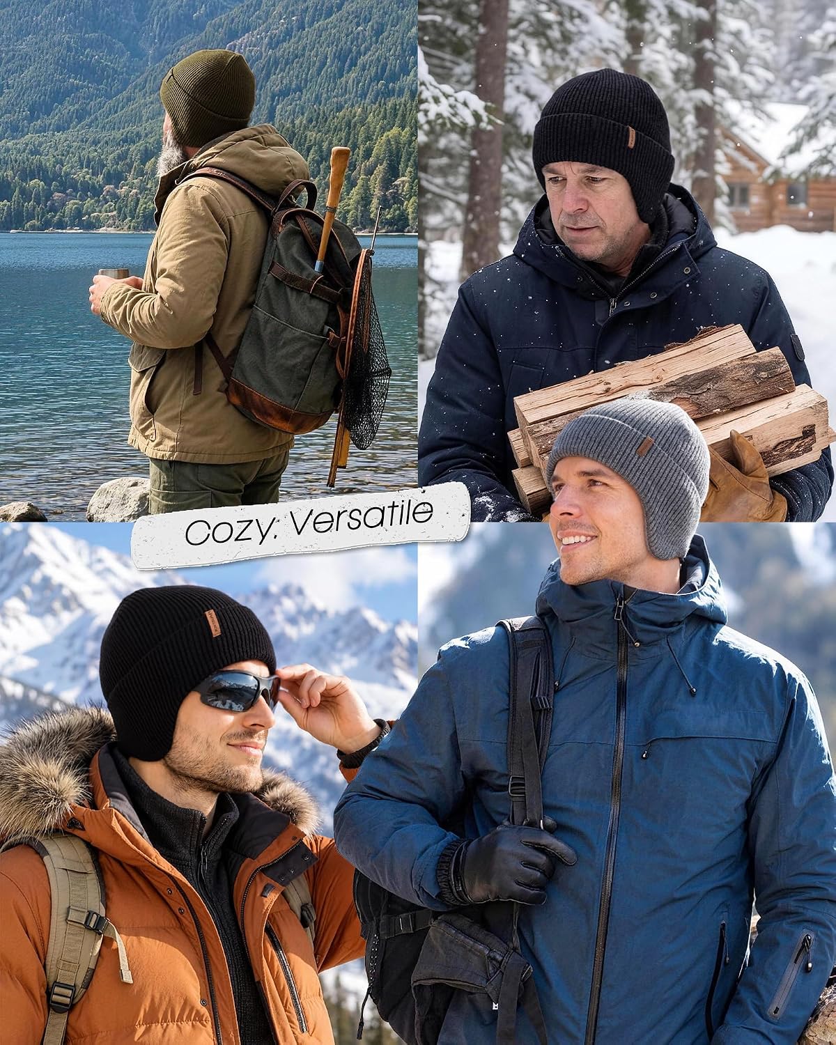 Thumbnail 5 de FURTALK Winter Beanie with Earflap