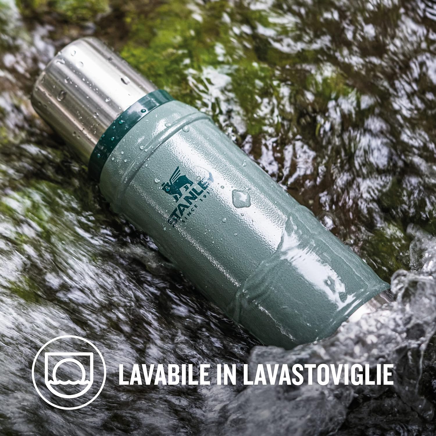 Thumbnail 5 de Stanley 1913 Classic Legendary Thermos 0,75 L Nightfall: borraccia termica inox 18/8, senza BPA, gelo/caldo fino a 20 ore