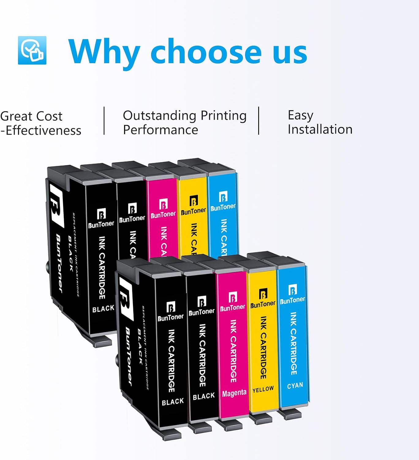 Detalle de BunToner Cartucce Compatibili Epson 405 XL – 4N, 2C, 2M, 2Y per WorkForce Pro WF-4820/WF-3820/WF-4830/WF-3825/WF-4825/WF-7840/WF-7830