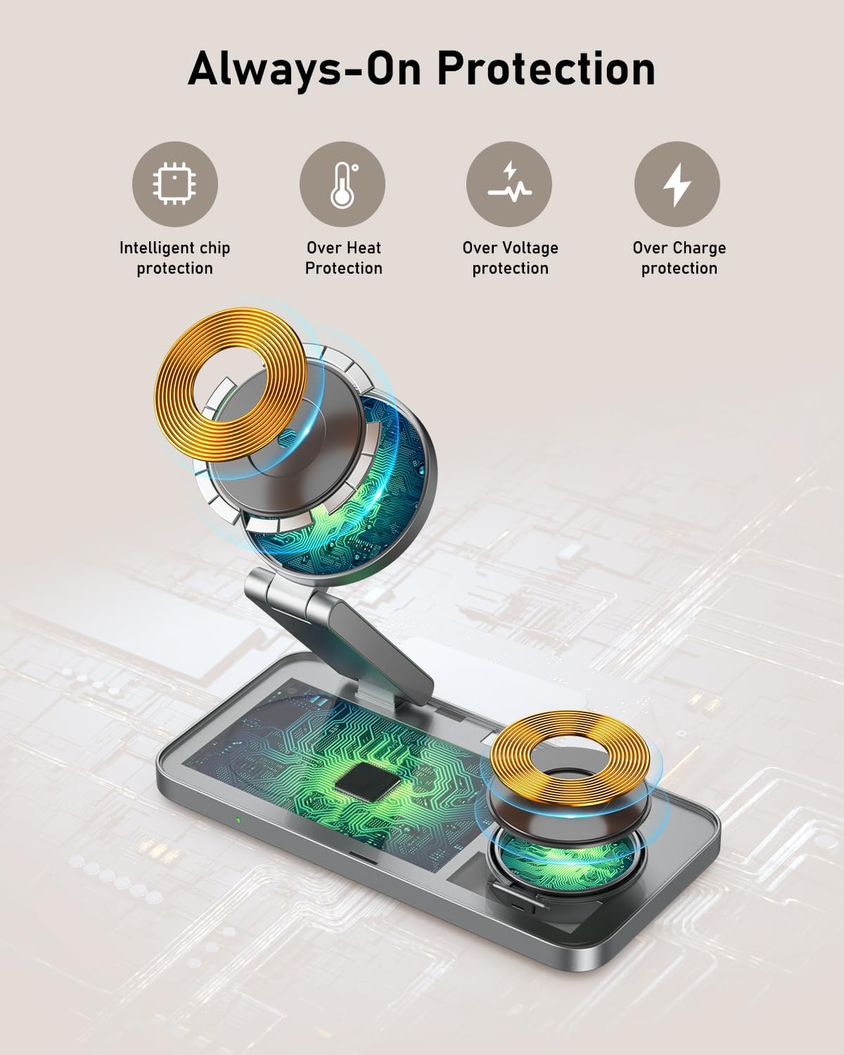 Thumbnail 6 de VBA 3-in-1 Wireless Charging Station 📱