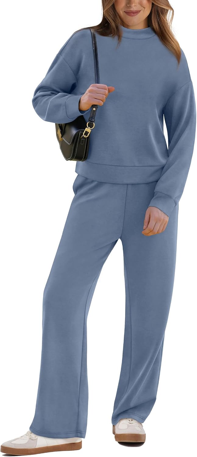 Thumbnail 1 de WIHOLL Two Piece Set Wide Leg Lounge Outfit